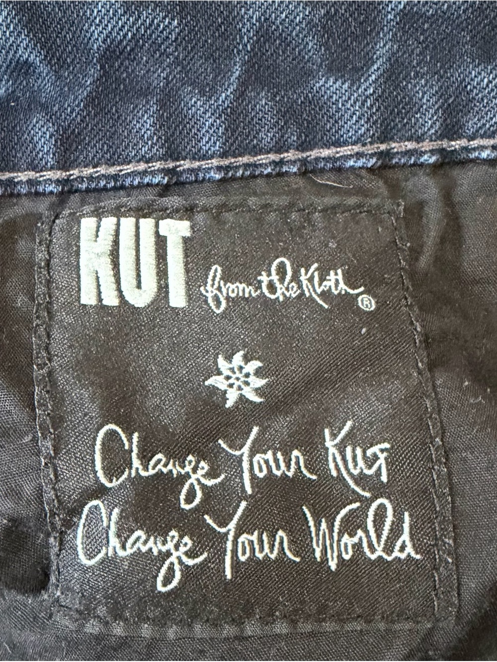 Kut from the Kloth Straight Leg Jeans in Dark Indigo Wash - Picture 5 of 5